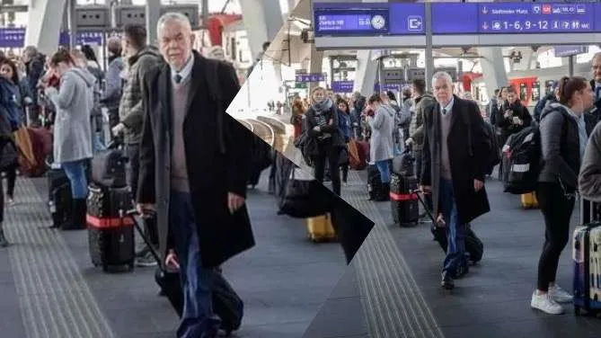 Fotoja e Presidentit të Austrisë bëhet virale/ Pa truproja dhe me tren drejt Italisë për të takuar homologun Matarella