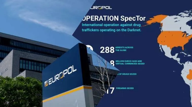 Shisnin lëndë narkotike në internet/ Operacion në 9 vende, arrestohen 288 persona, sekuestrohen 850 kg drogë dhe 53.4 milionë dollarë cash