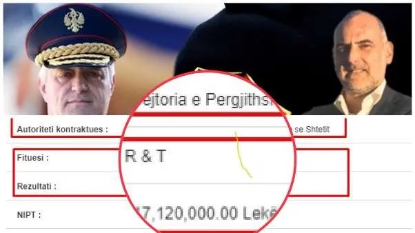 Policia e Shtetit i jep 1.4 miliardë Renis Tërshanës në tenderin pa konkurrencë