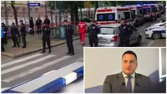 Maskra me  8 nxënës dhe një roje sigurie të vrarë, jep dorëheqje ministri serb i Edukimit