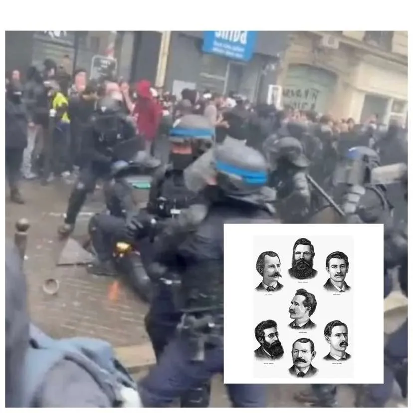 1 Maji në Francë, 108 oficerë policie të plagosur, arrestohen rreth 300 demonstrues