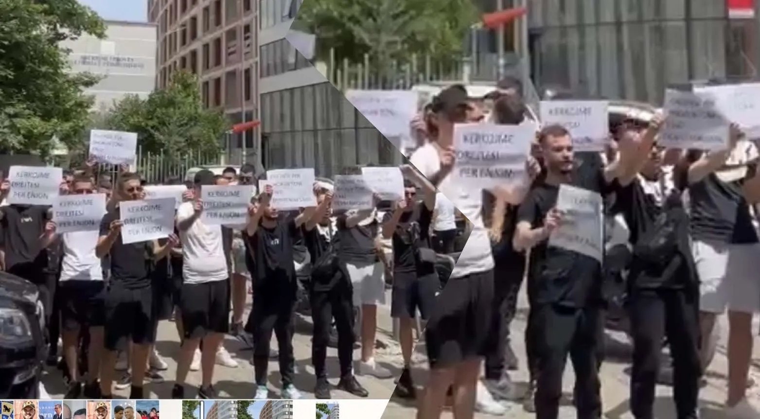 Protesta e 18-vjeçarëve para gjykatës penale: Drejtësi për shokun tonë!