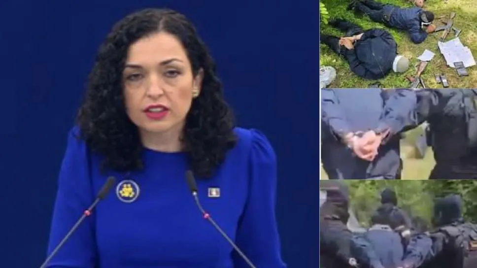Presidentja  Osmani: Rrëmbimi i tre zyrtarëve policorë është agresion nga ana e Serbisë