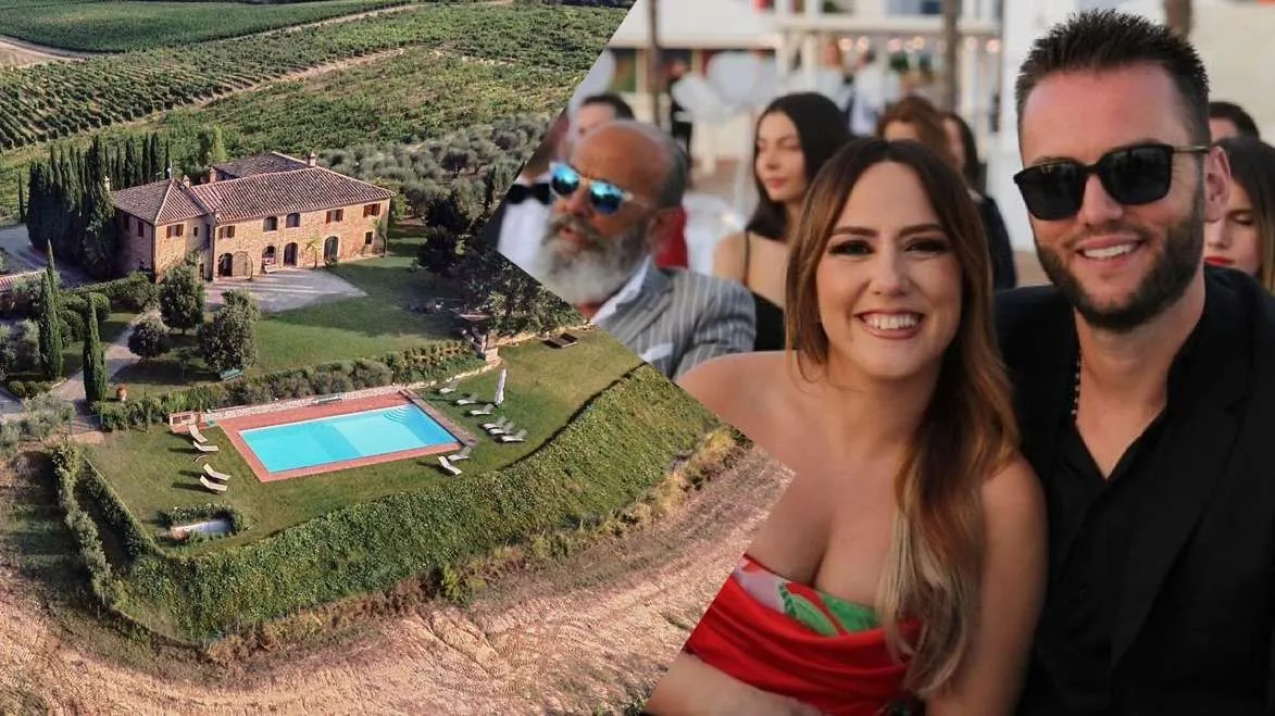 Pamje nga vila ku do të zhvillohet dasma e Arbana Osmanit