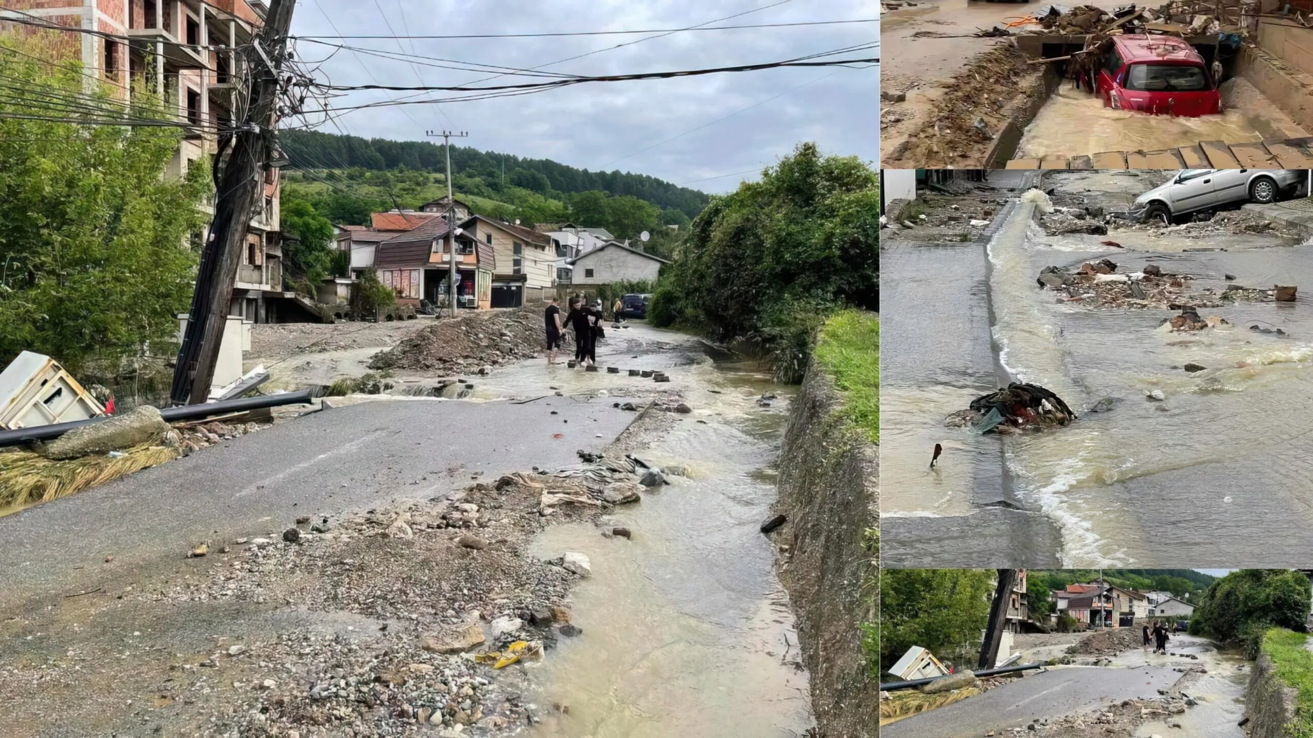 FOTOT e pasojave dramatike nga përmbytjet në KOSOVË