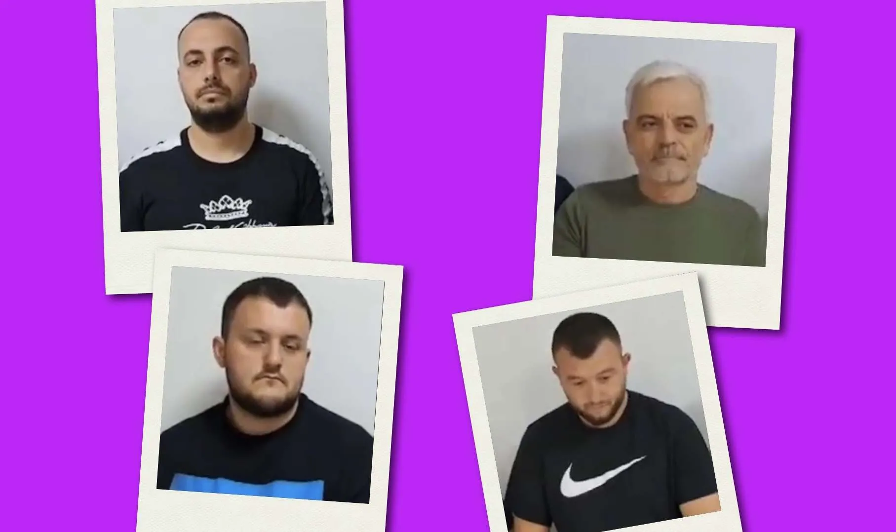 Dalin fotot e 4 të shoqëruarve të cilë ushtruan dhunë barbare  nga fisi Rraja në Krujë
