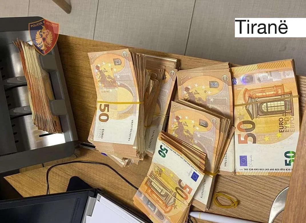 Tiranê/ Policia  sekuestron 60.000 € dhe 135.000 € krypto
