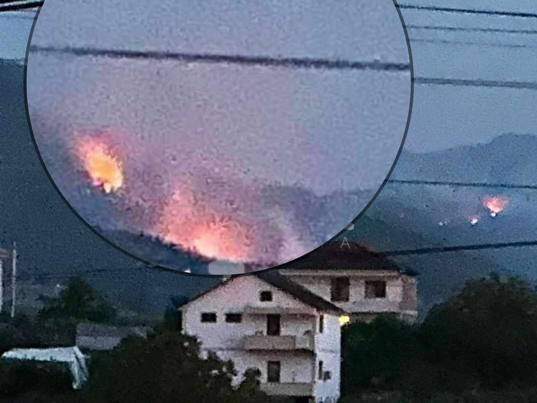 Zjarri përhapet me shpejtësi në Kashar, banorët të rrezikuar