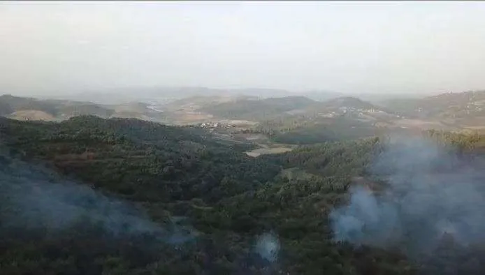 Rrezikohen banesat nga zjarri në Peshtan dhe Kreshpan