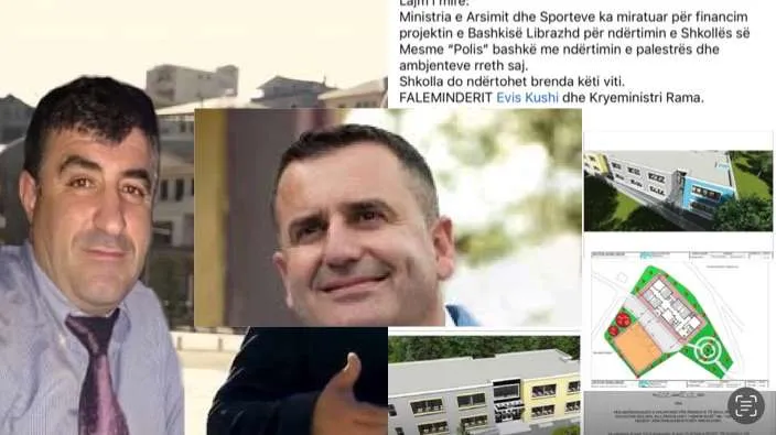 Kastriot Gurra  dha  pa garë 876 MLN lekë për fasadën e  shkollës