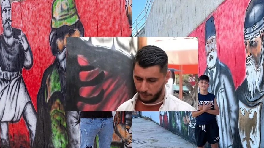 Piktori  Bledar Çakalli zbukuron Vlorën me 5 figura të njohura shqiptare