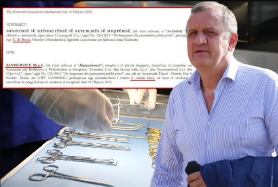 Sterilizimi’/ Kontrata origjinale e koncesionit mban firmën e Ilir Beqajt