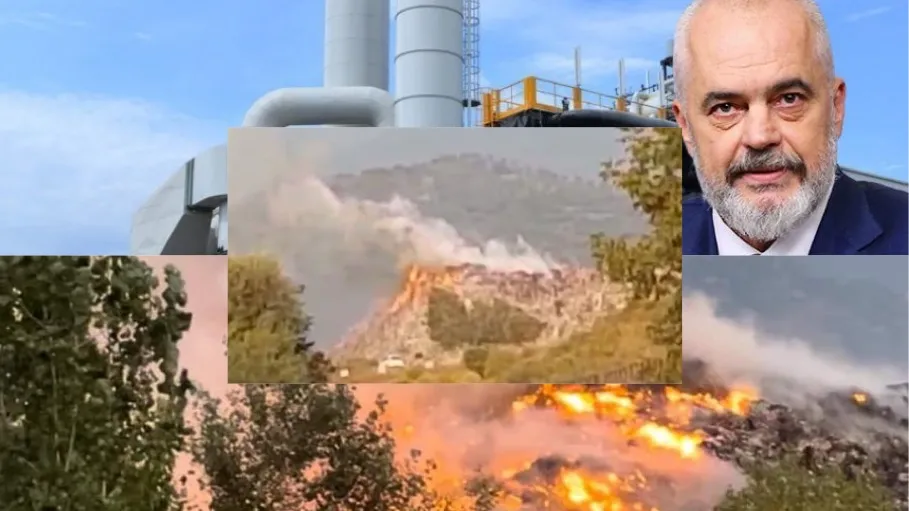 Rama tha dje se inceneratori i Elbasanit punon, sot mbetjet digjen në natyrë