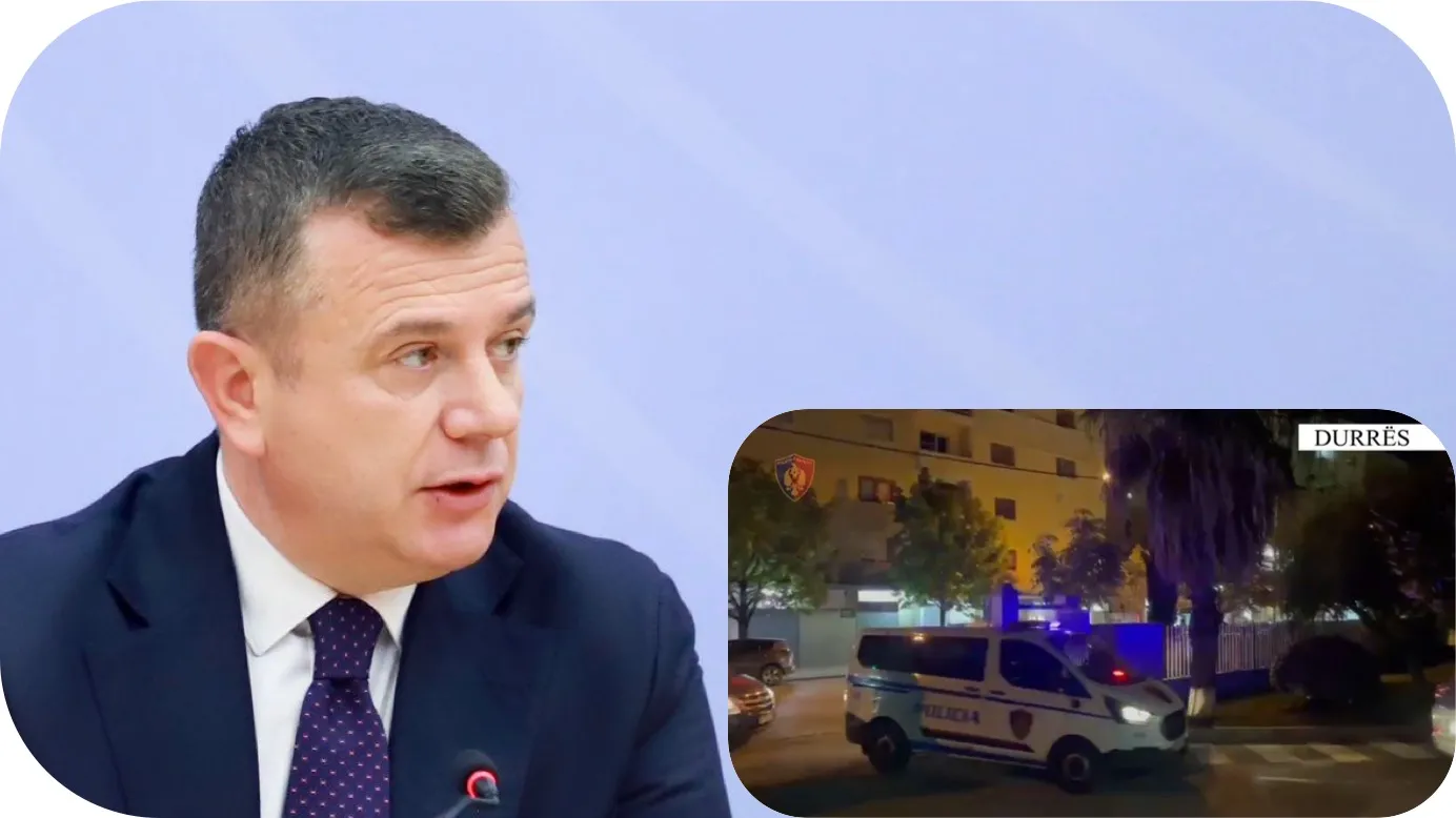Ministri Balla flet për një parandalim të një ngjarje kriminale:  U arrestuar një person me rrezikshmëri të lartë
