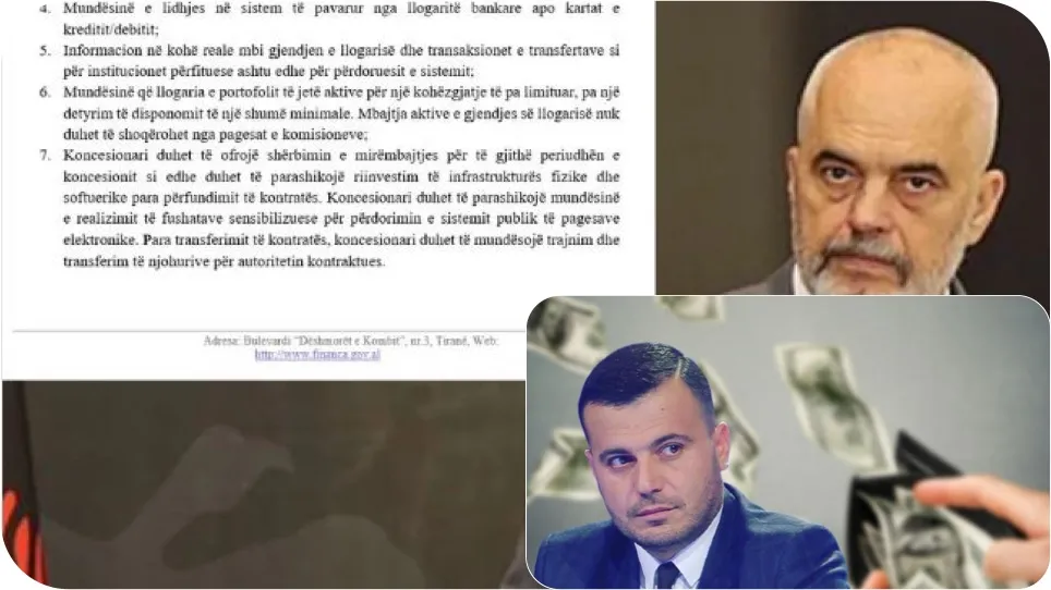 Qeveria jep me koncesion monopol sistemin kombëtar të pagesave