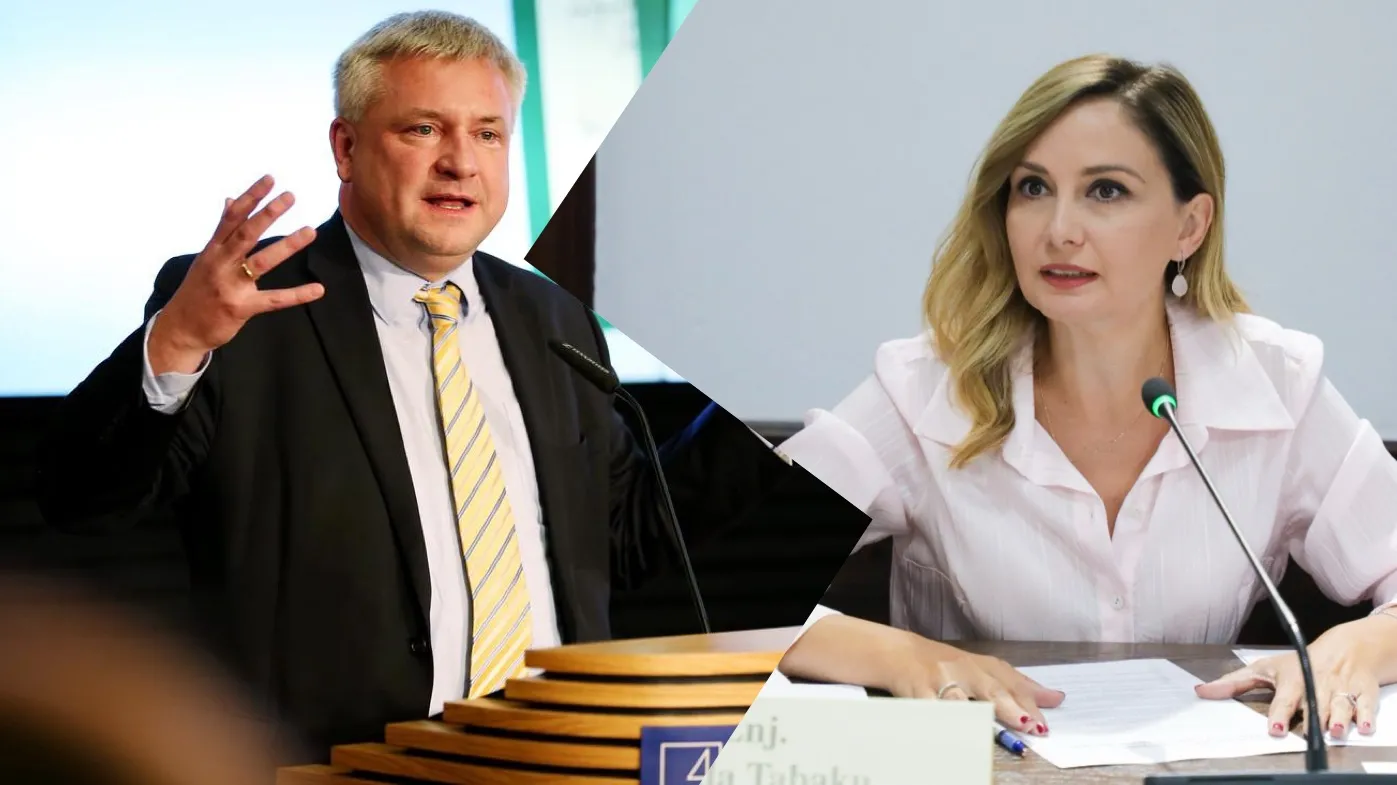 Jorida Tabaku dhe deputeti gjerman paraqesin  rezolutën për dënimin e sulmit të grupit kriminal serb në Kosovë