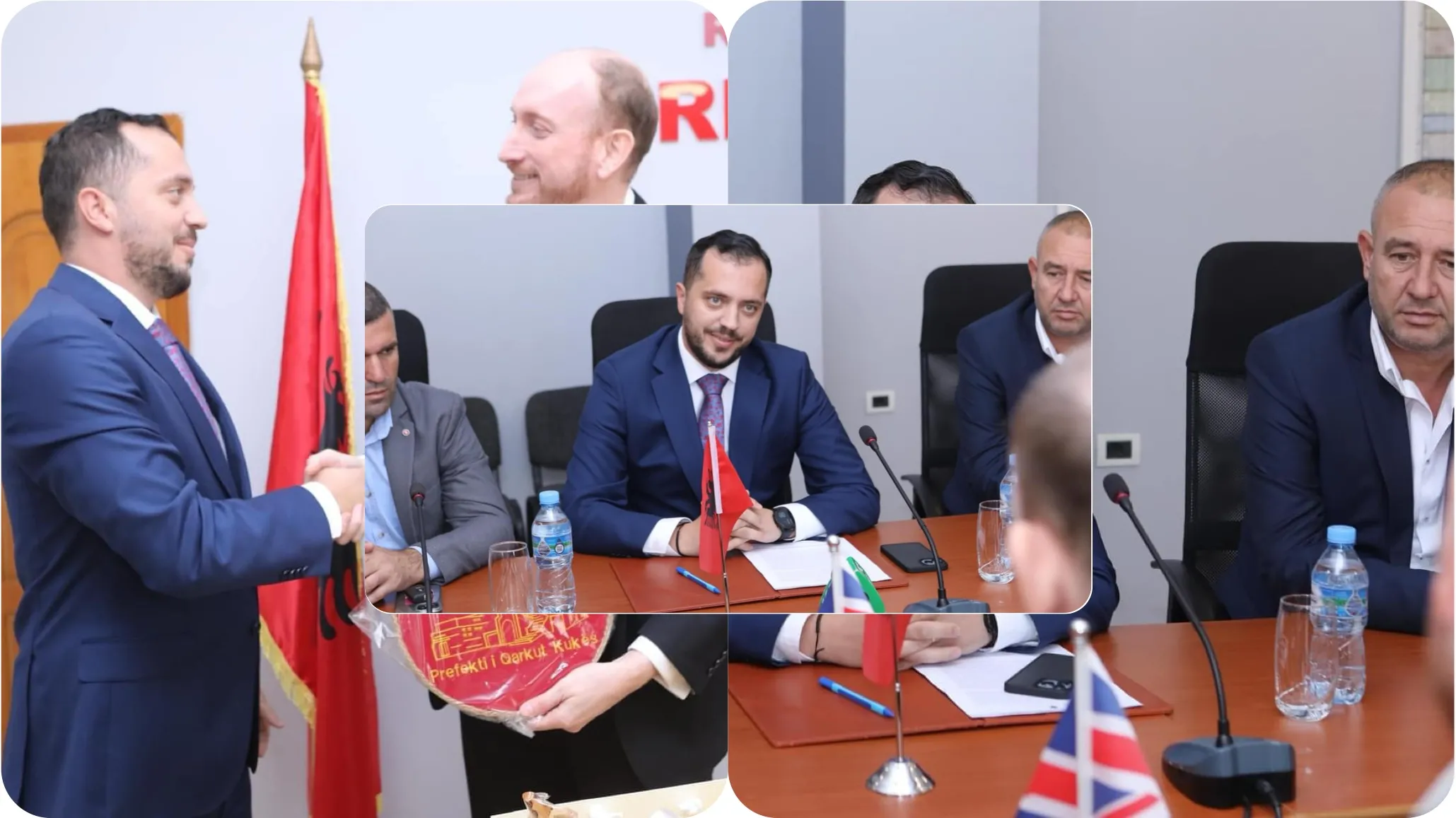 Ambasadori britanik takim me drejtues të Prefekturës dhe Bashkisë Kukës