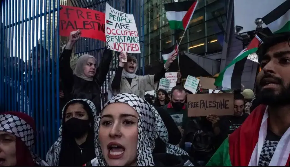 Protestat pro-palestineze mbushin rrugët e New Jorku-t