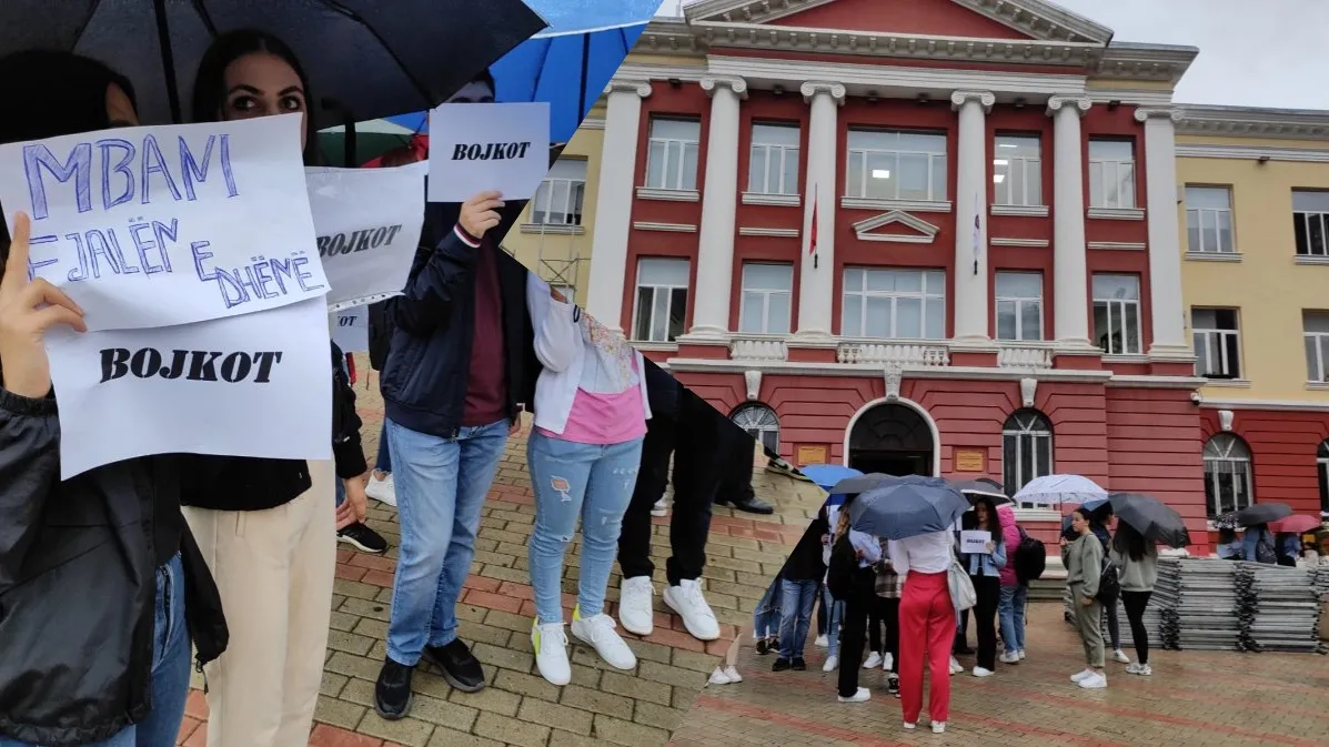 Studentët e Filologjikut   protestojnë : Qeveria mashtroi me kontratat