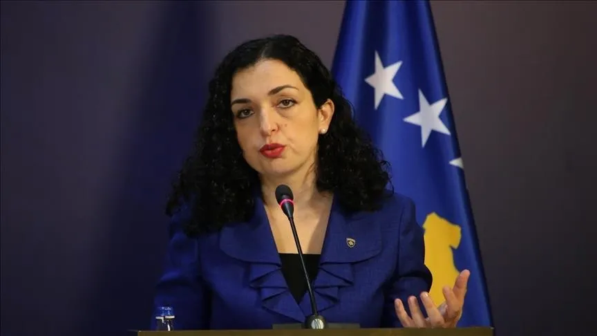 Presidentja e Kosovës  kërkon nga KE-ja që të vendosë sanksione ndaj Serbisë