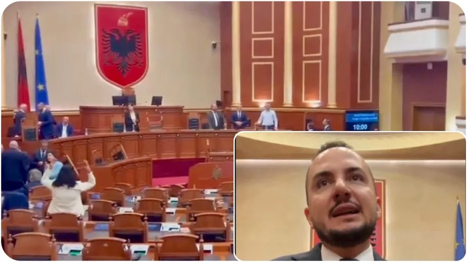 Opozita qëndron në sallë edhe pasi kuvendi mbylli seancën, Salianji: Nuk ka për të pasur normalitet nëse…