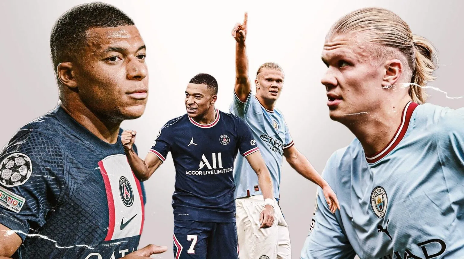 Haaland i pari , vlen 196,1 mln euro, ndiqet nga Mbappe
