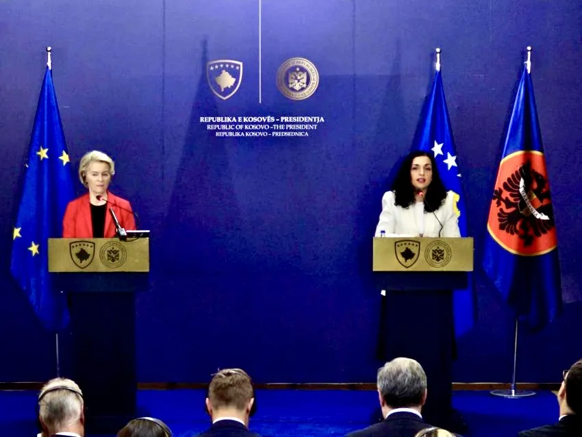 Presidentja Osmani pret shefen e KE-së: Kërkova heqjen e masave ndëshkuese nga BE