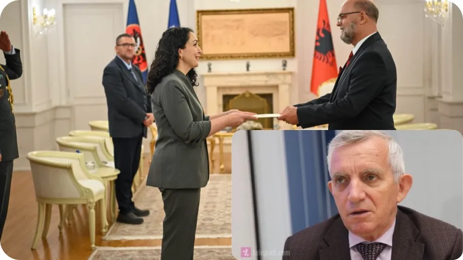 Ikën Minxhozi/Petrit Malaj dorëzon letrat kredenciale te Presidentja Vjosa Osmani