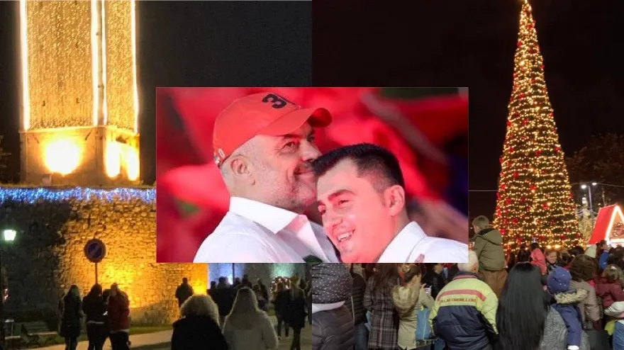 Kryebashkiaku i Elbasanit Llatja, harxhon 125 MLN lekë për pemën e Vitit të Ri