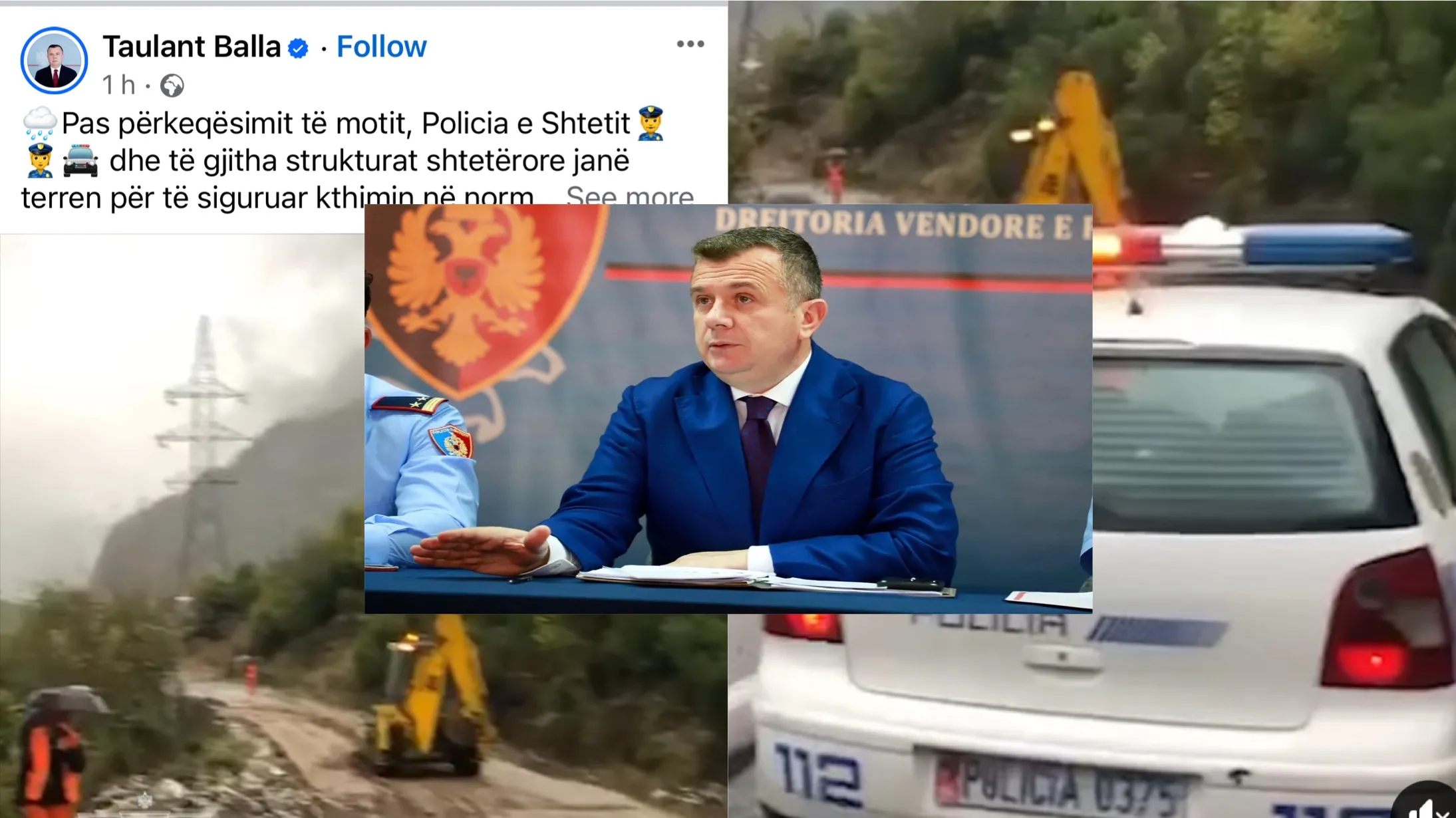 Ministri Balla thirrje drejtuesve të mjeteve nga moti i keq: Respektoni rregullat e qarkullimit rrugor