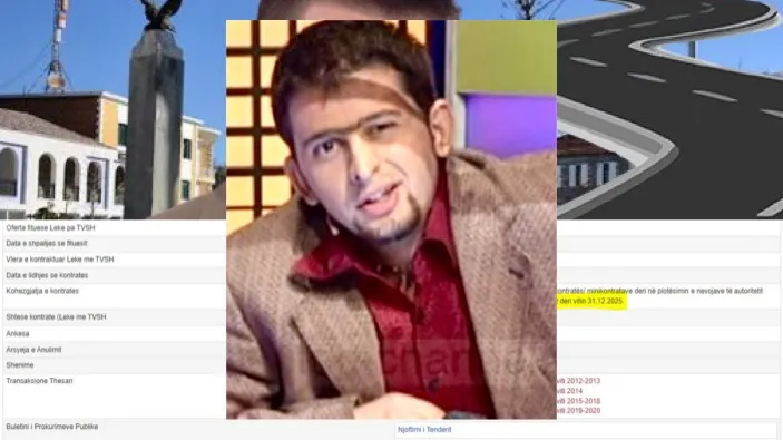 Erjoni I KOLONJËS, bën humor me 100 MLN lekë , blen asfalt në mes të shirave