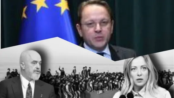 Marrëveshja Meloni-Rama për kampe refugjatësh,  vjen reagimi nga Komisioner për Zgjerimin Varhely: Model INTERESANT…