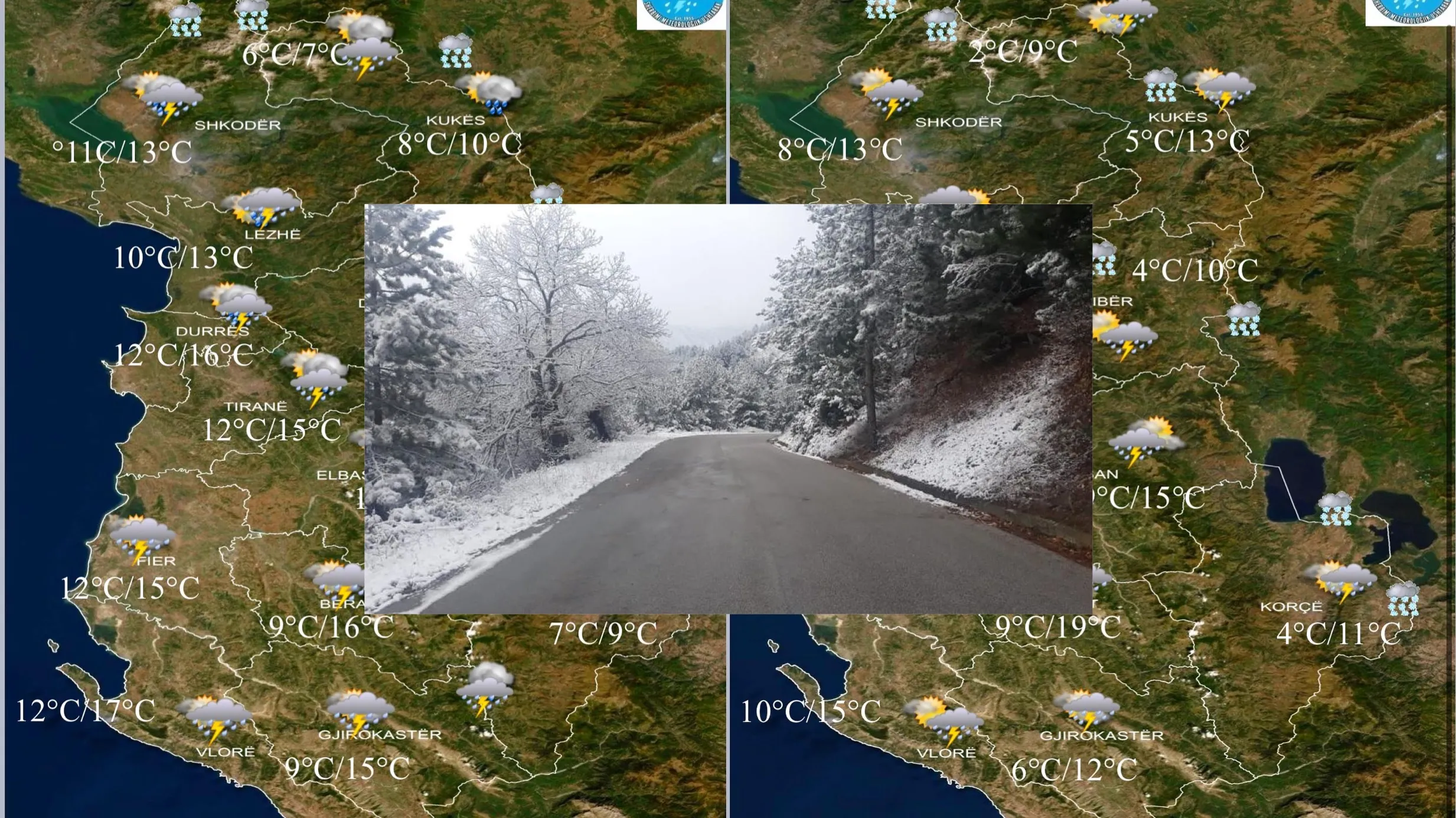 Moti/Nisin reshjet e dëborës, ja zonat që do zbardhen