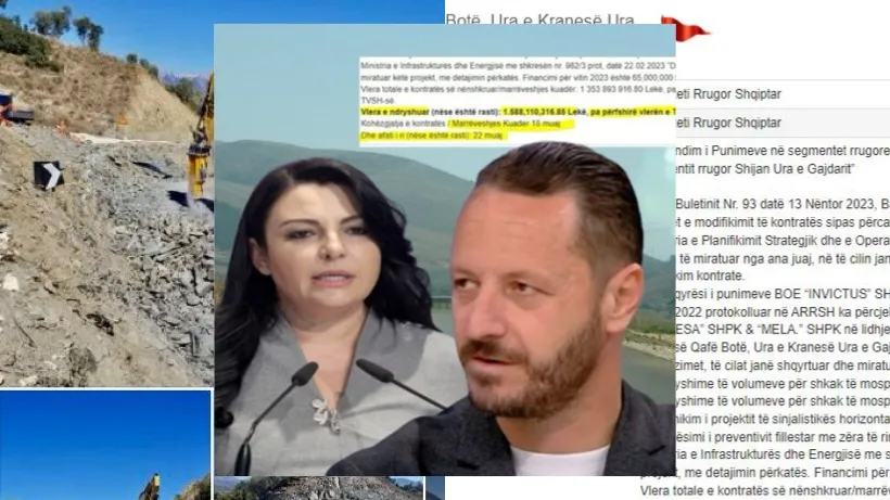 Berberi jo vetëm mashtroi  me punimet 14 MLN dollarë në Qafë-Botë, zgjatje afati dhe “qethi” edhe  2 MLD lekë shtesë