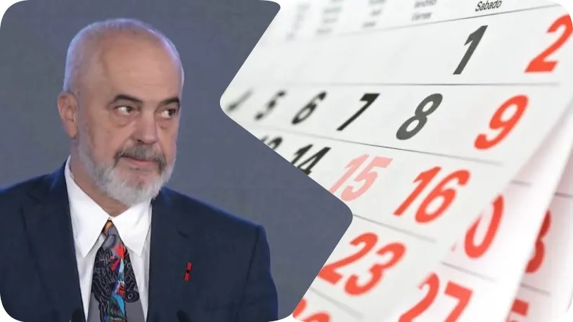 Rama i shton Shqipërisë edhe një datë feste zyrtare