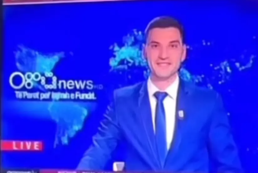 “Natën e mirë dhe respekte”:Spikeri që shkriu së qeshuri të gjithe dhe u bë menjëherë viral