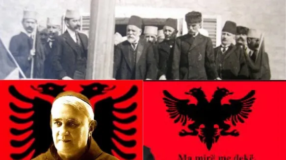 Flamurit shqiptar i ka hije me u përshndet me topa.