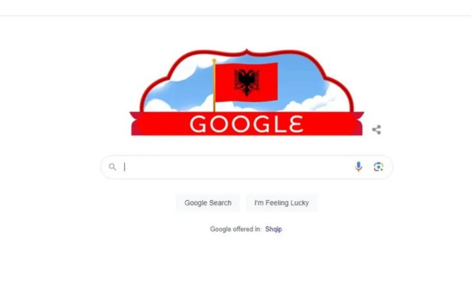 111-vjetori i Pavarësisë së Shqipërisë, Google i bashkohet  shqiotarëve