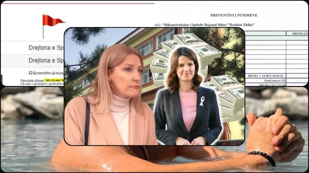 Ministrja Albana Koçiu dhe Irini Shehu manipulojnë tenderin 3.3 MLD lekë të Spitalit të Dibrës