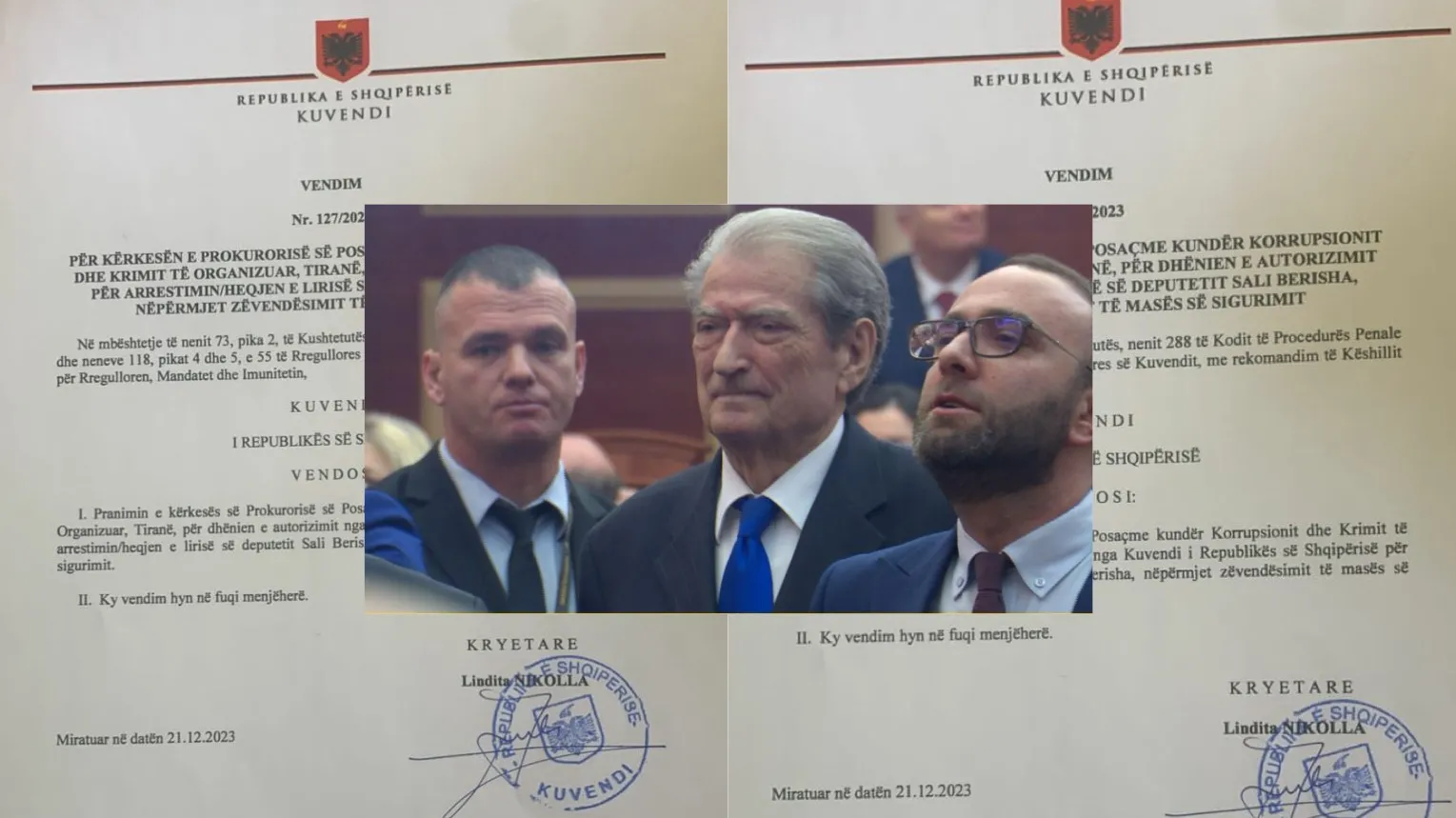 Kuvendi i dërgon SPAK-ut brenda 2 orëve vendimin për dhënien e autorizimit për arrestimin e Sali Berishës