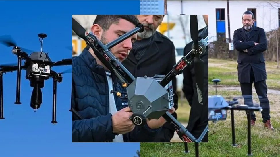 FOTO-VIDEO/ I riu që ndërton një dron peshëmbajtës