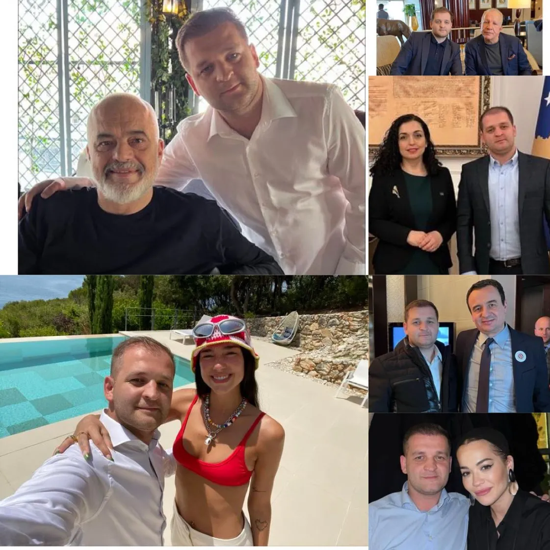 FOTOT/ Porositi vrasjen e bashkëshortes,  i fiksuar të pozonte me figura të njohura