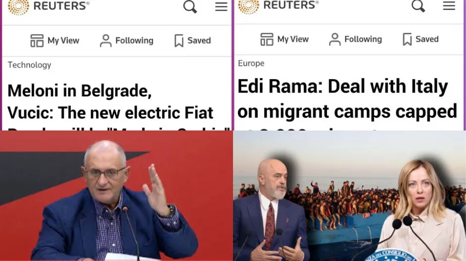 Meloni në Serbi ndërton fabrikë, në Shqipëri sjell refugjatë, Vasili: Këto janë bëmat e matufit global Rama