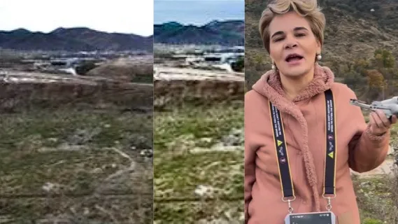 Deputetja Kryemadhi sjell VIDEO  me dron nga inceneratori i Tiranës: Male me plehra….
