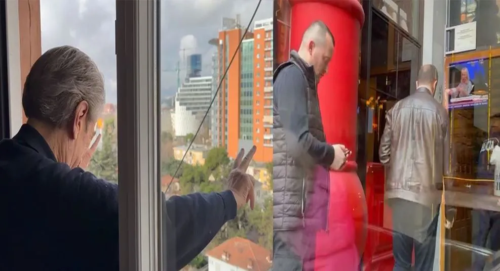 VIDEO/ Berishës  i shkojnë  oficerët e policisë  për kontroll në banesë