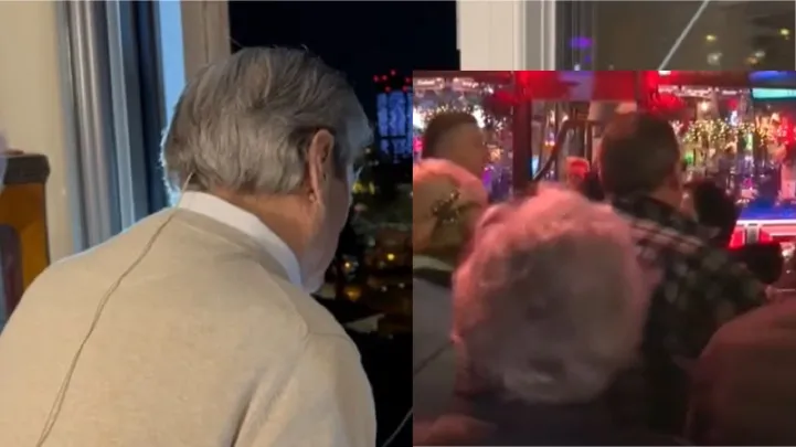 Berisha mban fjalimin nga ballkoni i shtëpisë dhe ka një mesazh  për të rinjtë