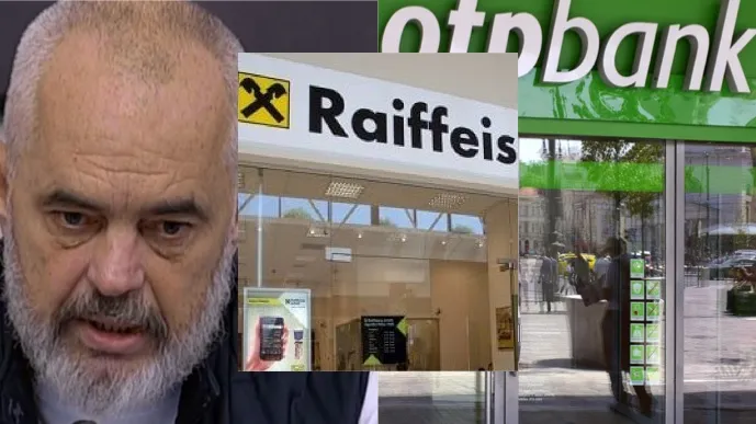 Qeveria merr borxh  115 milionë Euro te bankat “ruse” Raiffeisen e OTP-Albania