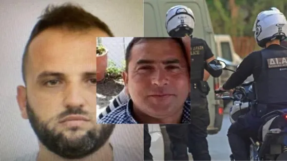 Vrau kunatin, ja fotot e autorit dhe viktimës së krimit në Greqi
