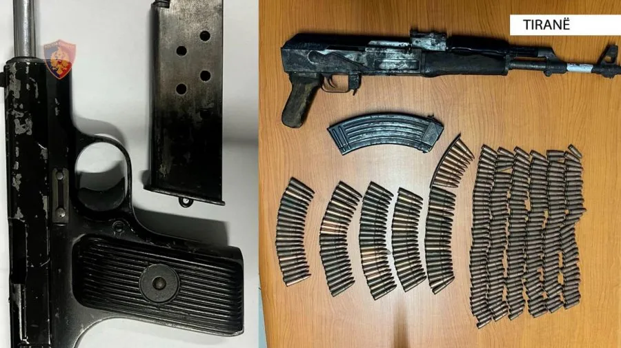 Trafikonte  armë zjarri në kryeqytet,  arrestohet bashkë me dy furnitorët