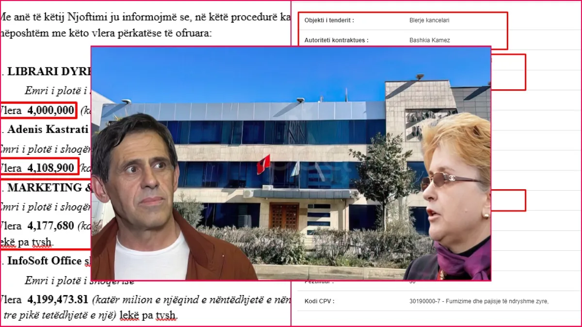 Rakip Suli shpall fituese Vilma Nushin edhe pse dy firma ofruan më pak